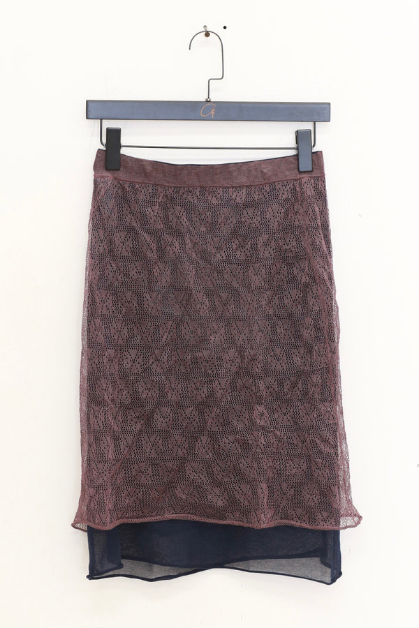 SWAYING 25 Spring/Summer Metal Pleated Skirt SW-SW25SS3B01C2-ZI Purple SW-SW25SS3B01C1